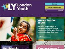 Tablet Screenshot of londonyouth.org